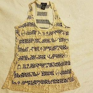 Lace tank top