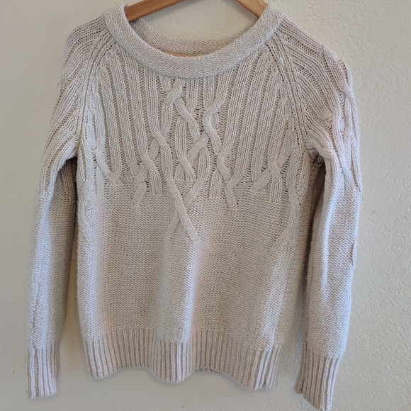 ⬇️💲wool blend cable knit sweater - Picture 6 of 6