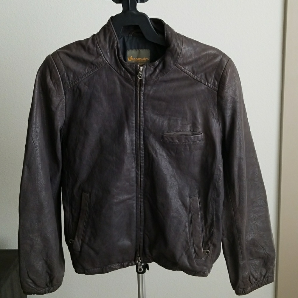 Wearmaster Leather Bomber Jacket