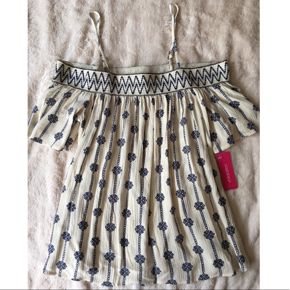 Off the shoulder shirt