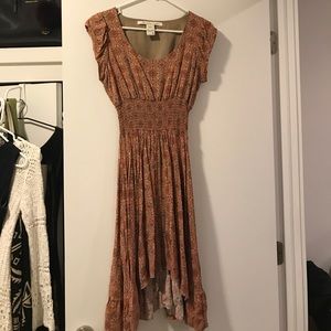 American Rag patterned high-low midi dress