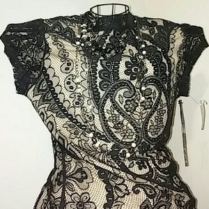 New with tags liberty lane little black lace dress