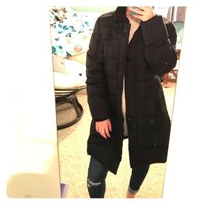 Long puffer coat- offers welcome!