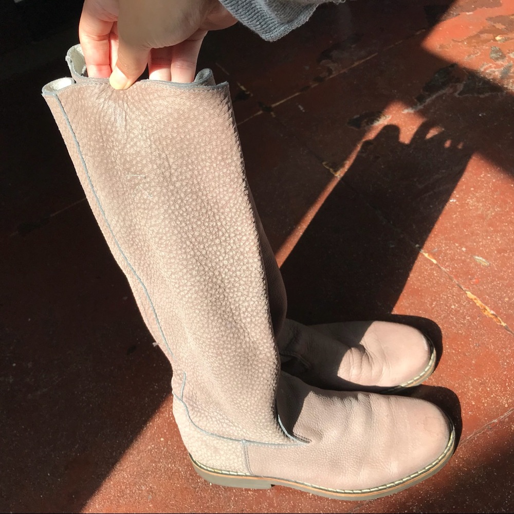 Toasty Warm Ostrich Skin Boots