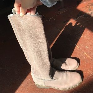 Toasty Warm Ostrich Skin Boots