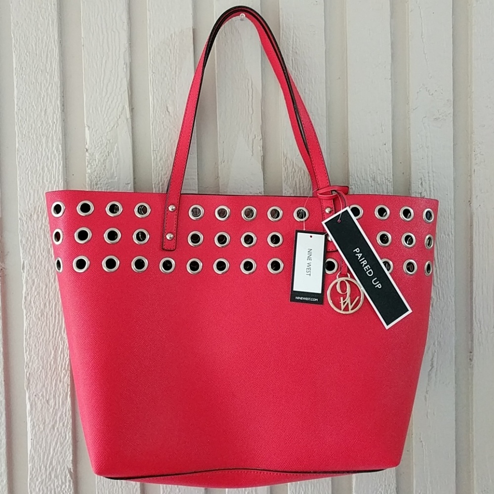 Nine West Darya Paired Up Bag Red NWT