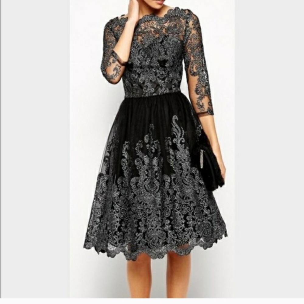 Chi Chi London Cocktail Lace Dress
