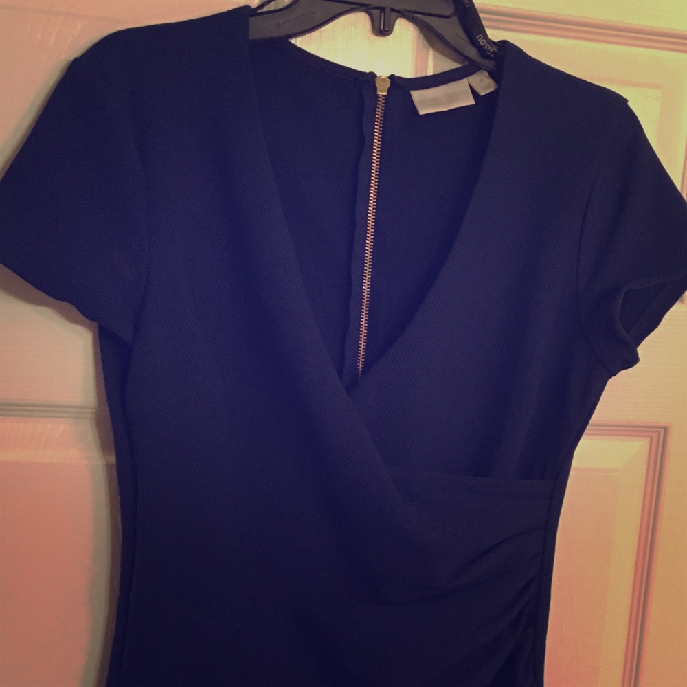 Navy Blue Bisou Bisou Dress