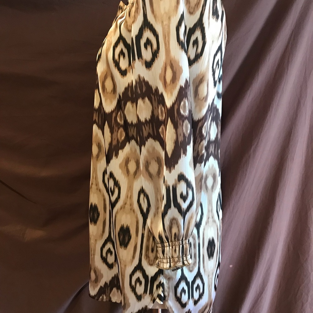 NWT Chico’s SZ O tribal IBIZA PHOEBE TOP MSRP $89