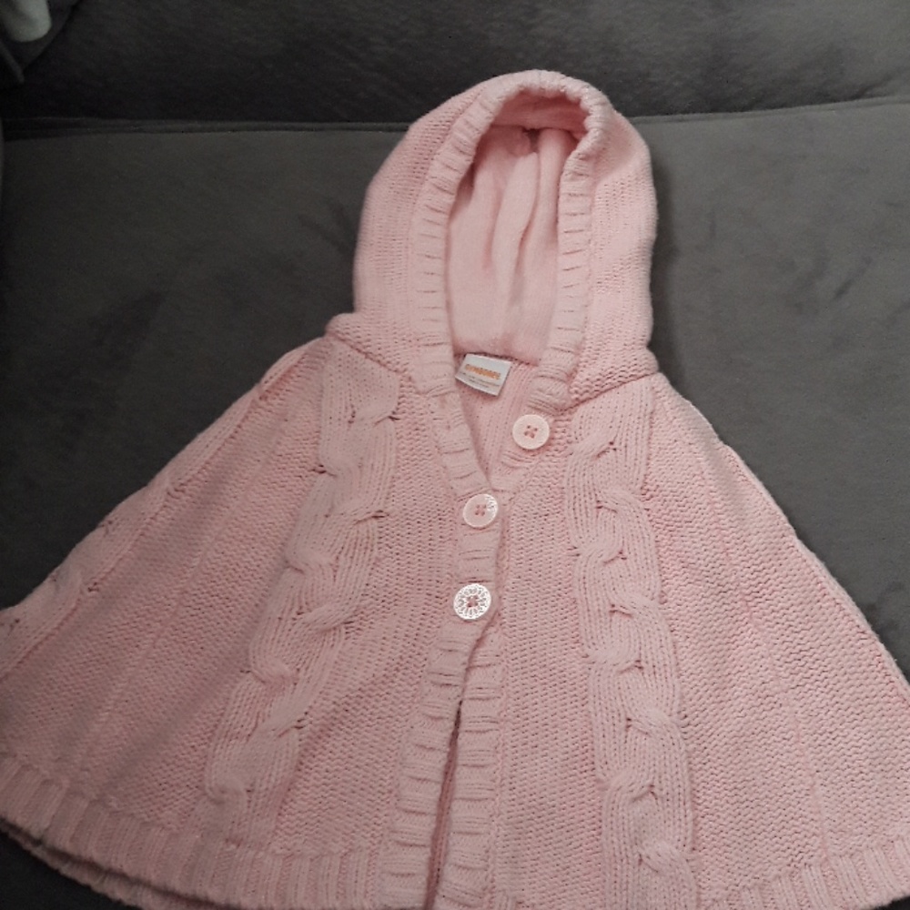 cable sweater poncho