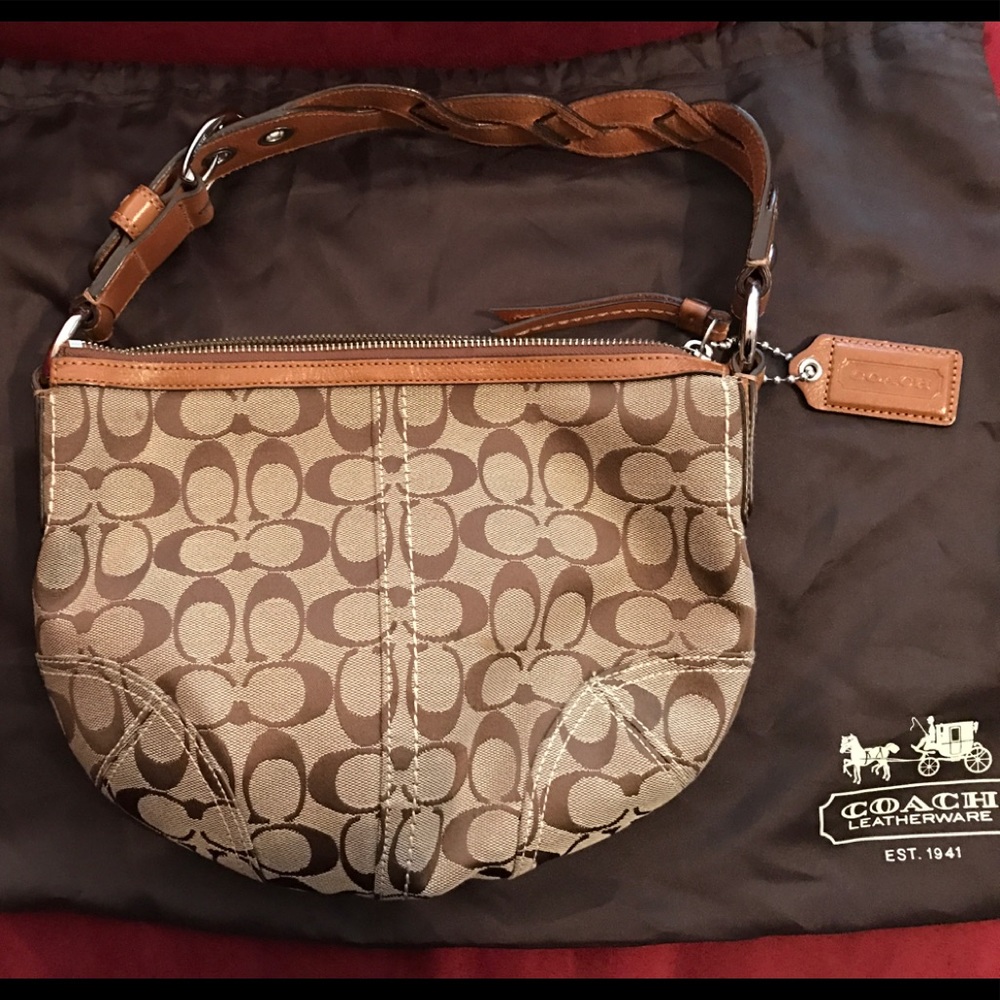 ❗️SOLD❗️Coach Mini Signature Hobo Bag