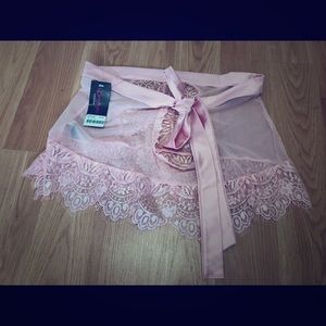 Blush pink lingerie skirt (unworn)
