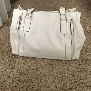White purse