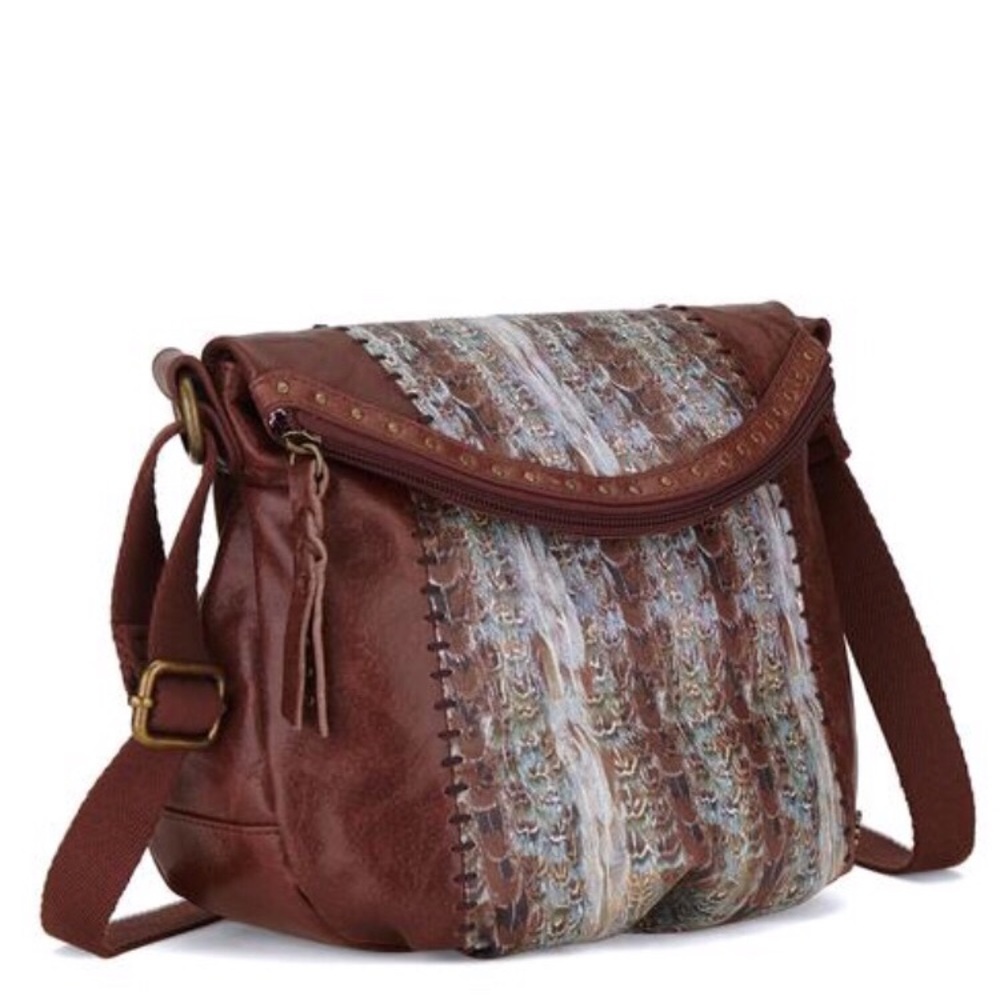 The Sak DEENA CROSSBODY - FEATHER STRIPE