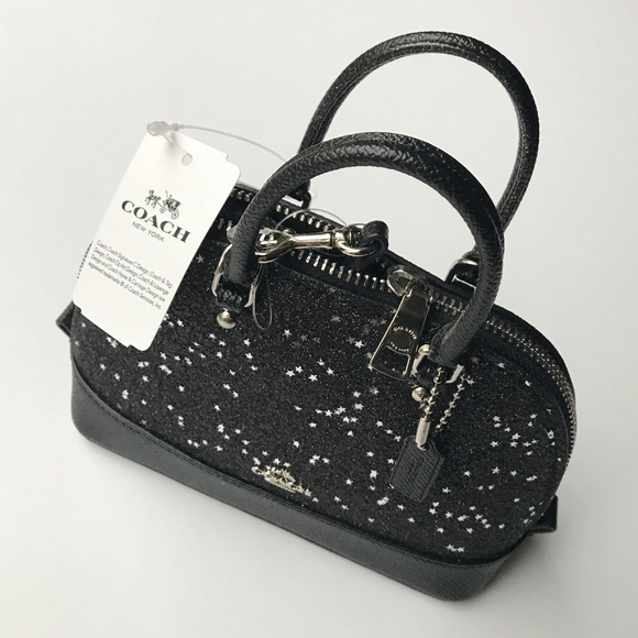 Coach Black Ultra Mini Glitter Crossbody - Picture 2 of 5