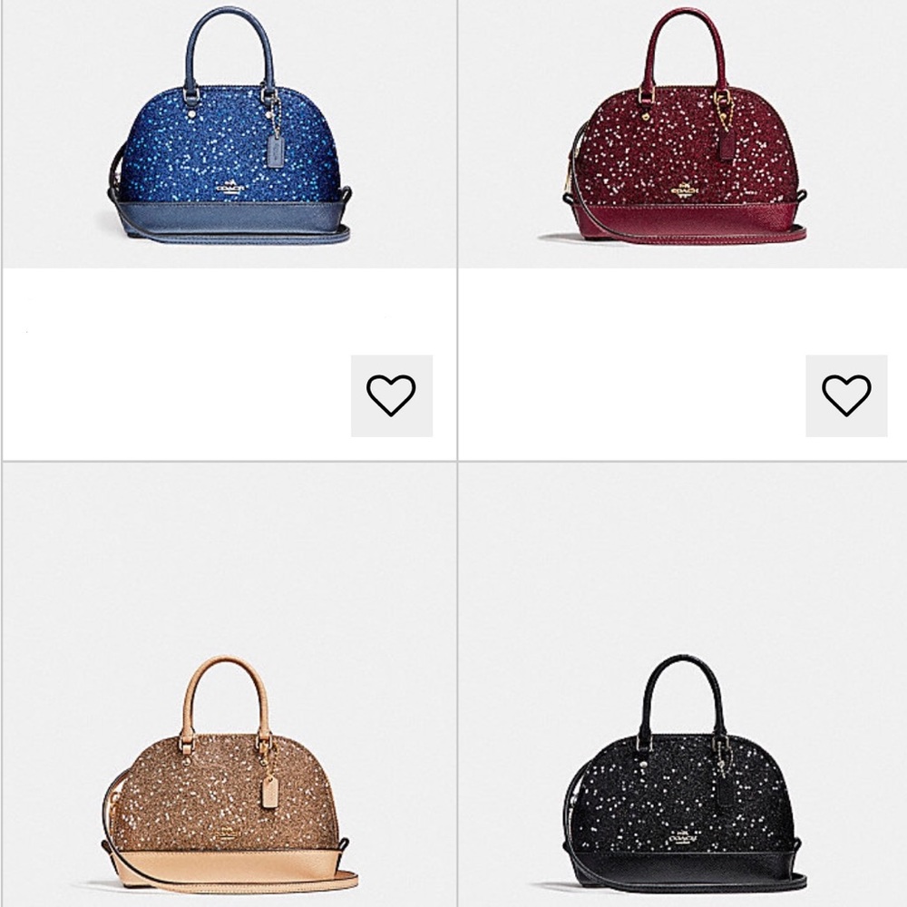 Coach Gold Ultra Mini Glitter Crossbody - Picture 4 of 4