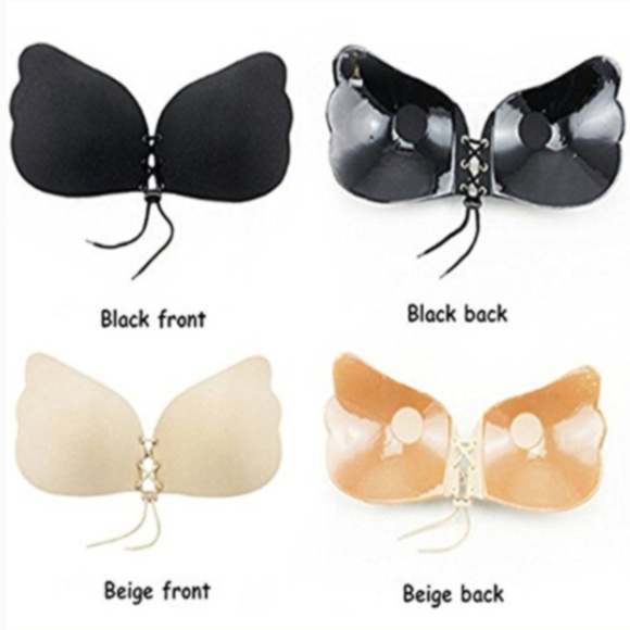NWOT Tan or Black Sticky Bra! - Picture 2 of 4