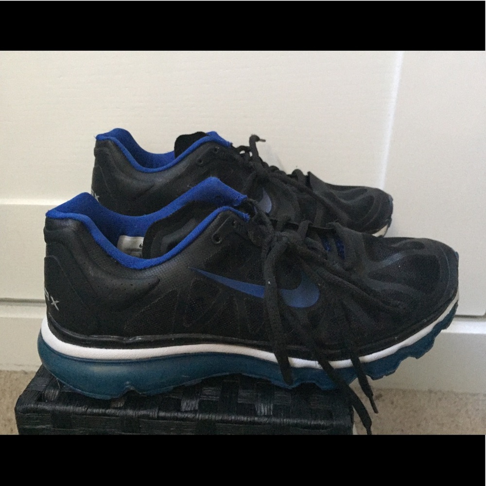 Air Max+ 2011 Mens Running Shoes in black/blue