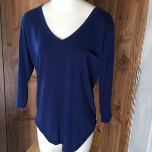 Poof 3/4 length decorative seamed Shirt