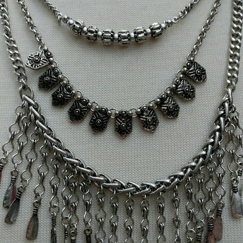 Wildflower Statement Necklace and Earrings Set