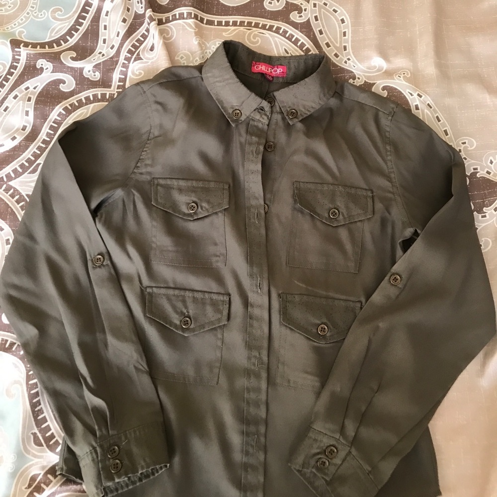 Girls button down shirt