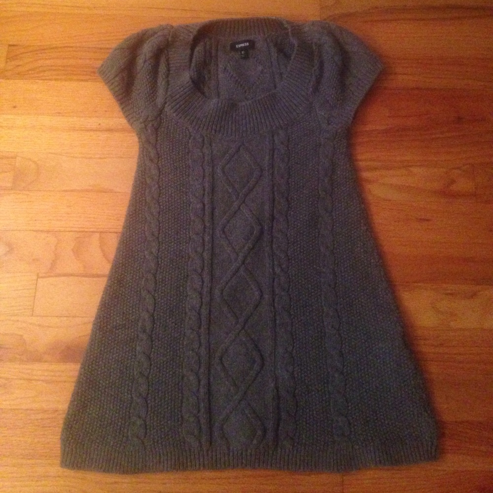 Express Short Sleeve Sweater Tunic