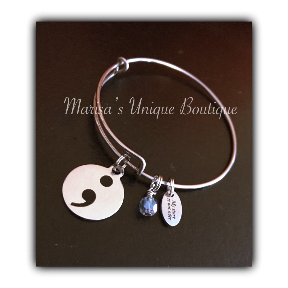 Semicolon Bangle
