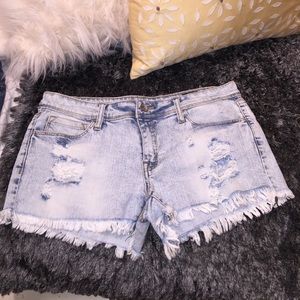 Denim shorts