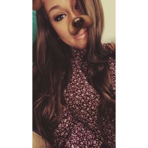 American Eagle High Neck Cold Shoulder Top