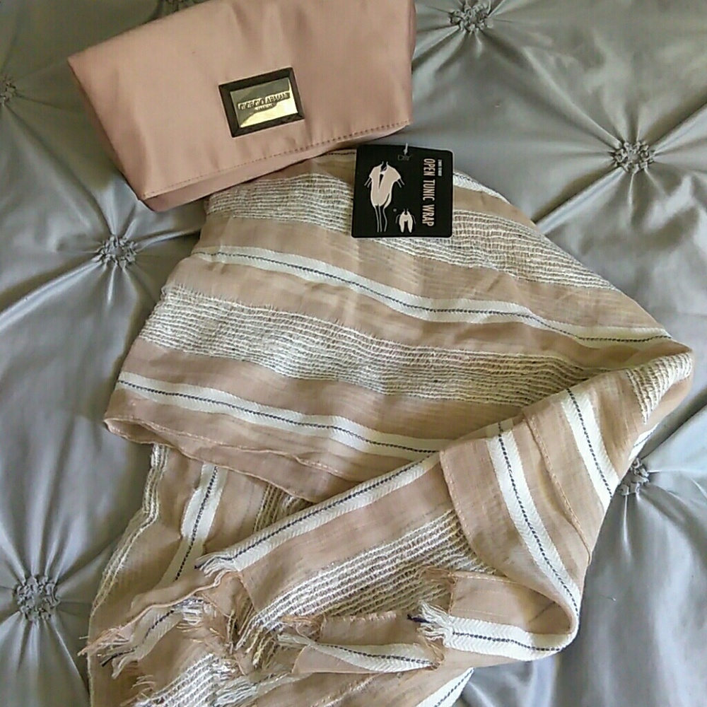 Open tunic wrap