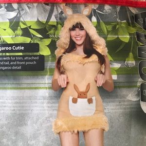 NWOT Kangaroo Cutie Costume Fur Dress NEVER WORN