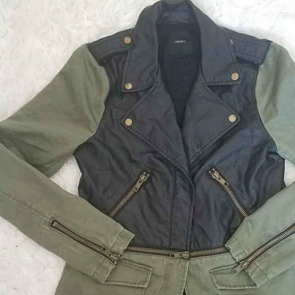 Forever 21 Jackets & Blazers - New forever 21 moto anorak jacket