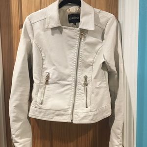 Express off-white minus the leather Moro jacket