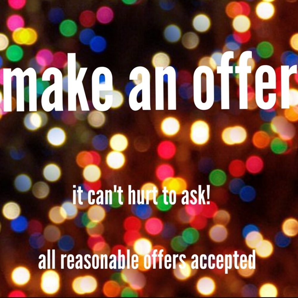 Feel free to make me an offer!