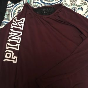 PINK Victoria’s Secret long sleeve / mesh back