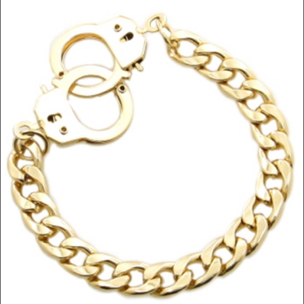 Gold Handcuff Bracelet
