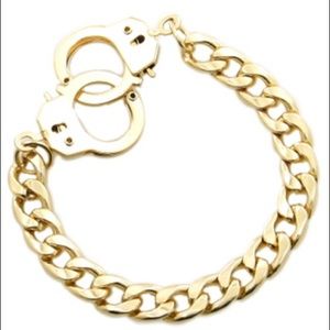Gold Handcuff Bracelet
