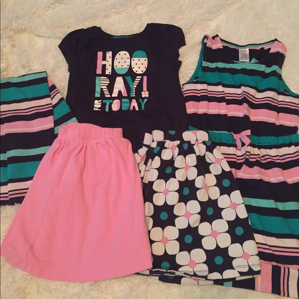 Gymboree girl outfit bundle size 7