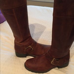 Clark Brown Leather Boots