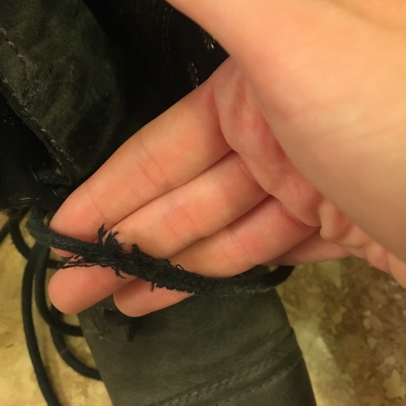 Dark gray Steve Madden combat boots - Picture 6 of 6