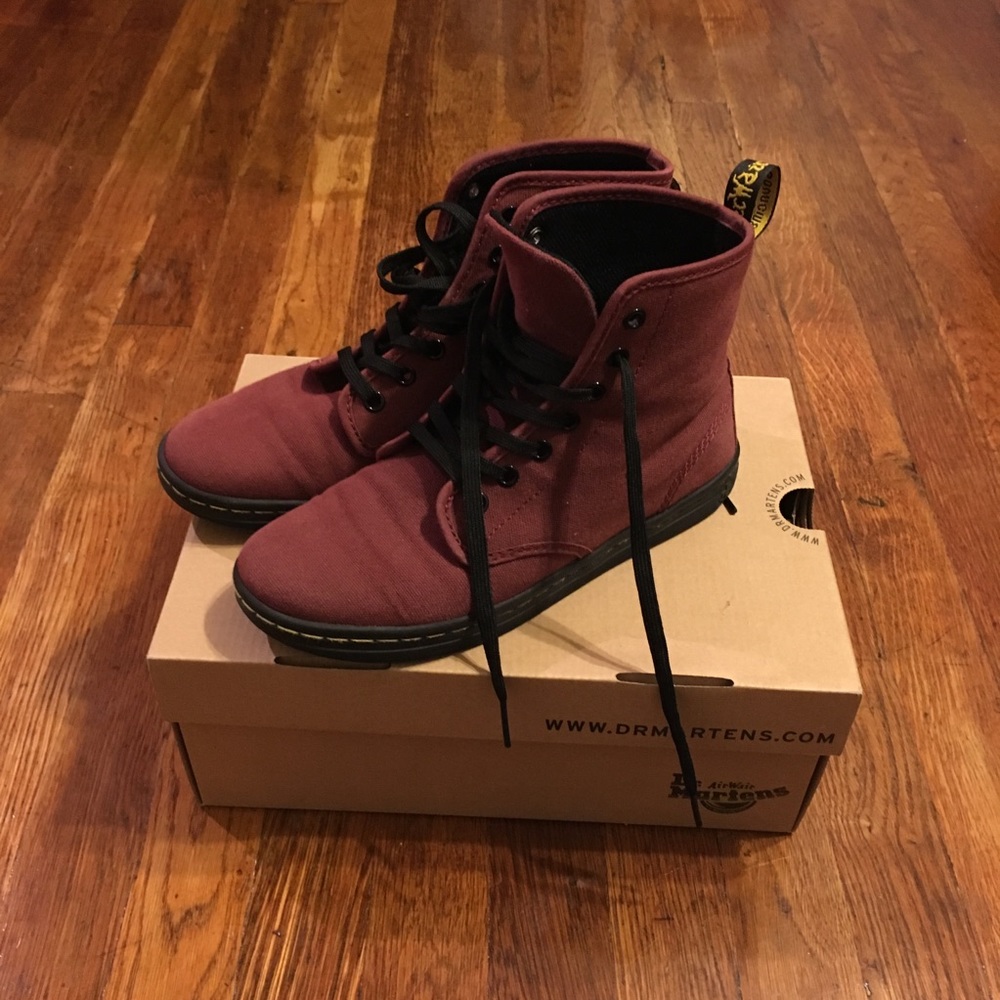 Dr. Martens women’s red sneakers