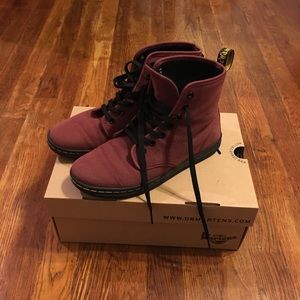 Dr. Martens women’s red sneakers