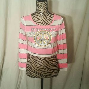 Justice crop top