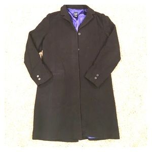 Black Long Pea Coat