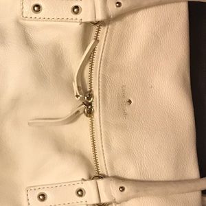 Authentic White pebbled leather Kate Spade purse