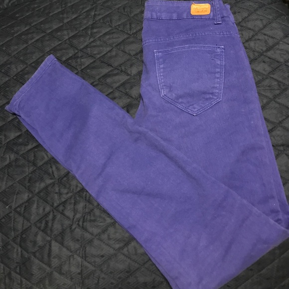 3 for $25 Zara Blue/ purple jeans - Picture 1 of 3