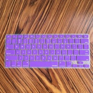 Apple Mac Topcase Silicone Keyboard Cover Purple