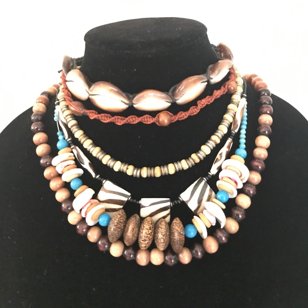 Funky Vintage 90's Coachella Necklace Lot