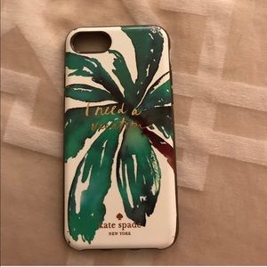 Seperate listing of Palm Tree Kate Spade Case