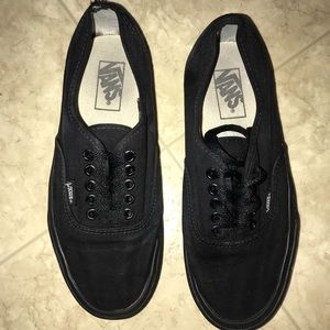 Black Low Top Vans